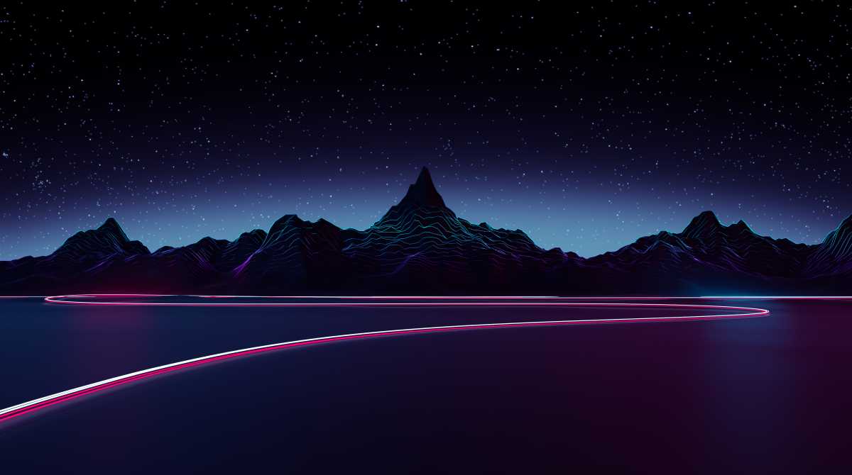 black wallpaper