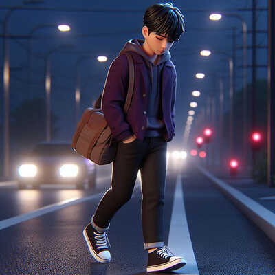 Alone boy dp 