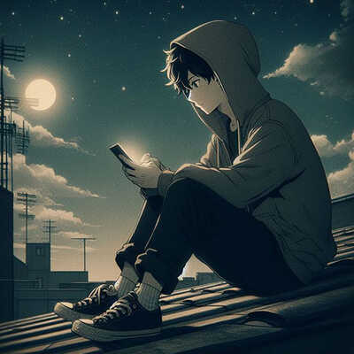 Alone boy dp 