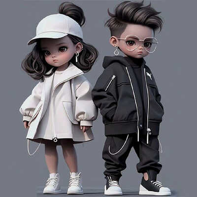 Stylish boy girl dp image