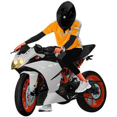 Stylish boy with bike dp