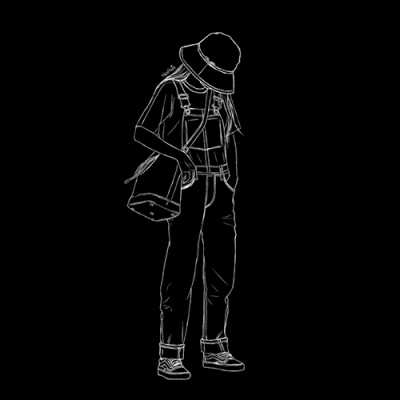 alone girl dp