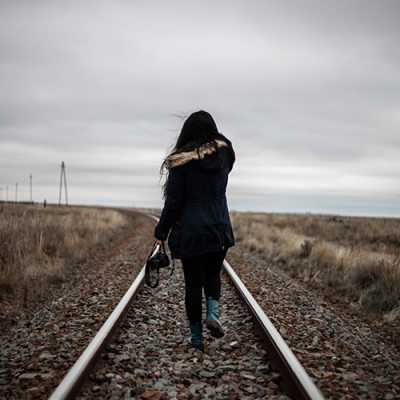 alone girl