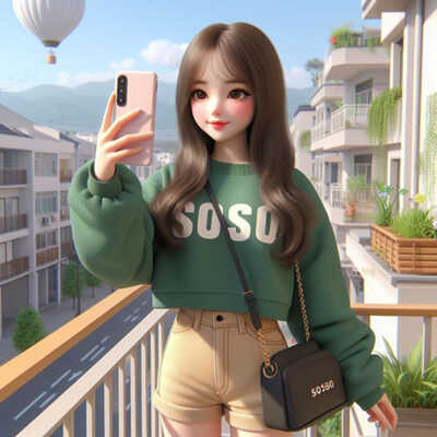 cute girl dp image