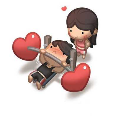 cute love dp image