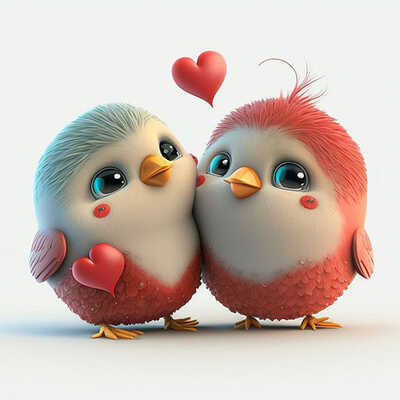 cute love dp image