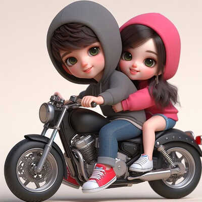cute love dp image