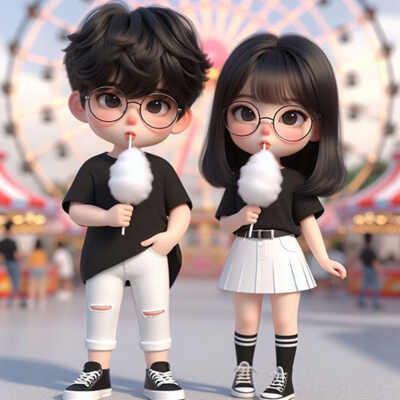 cute love dp image
