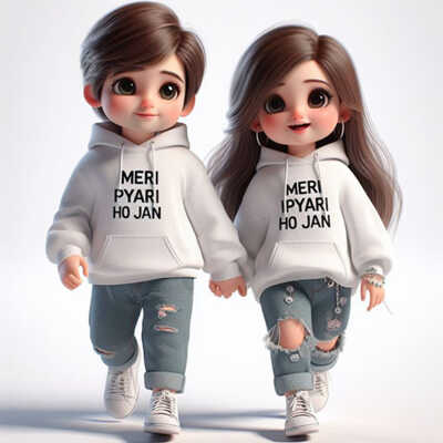 cute love dp image