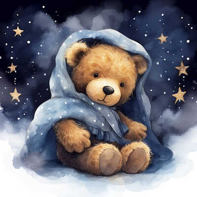 cute teddy dp image