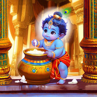 little krishna dp 