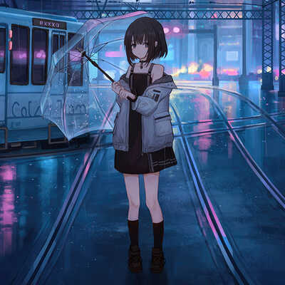 stylish anime girl