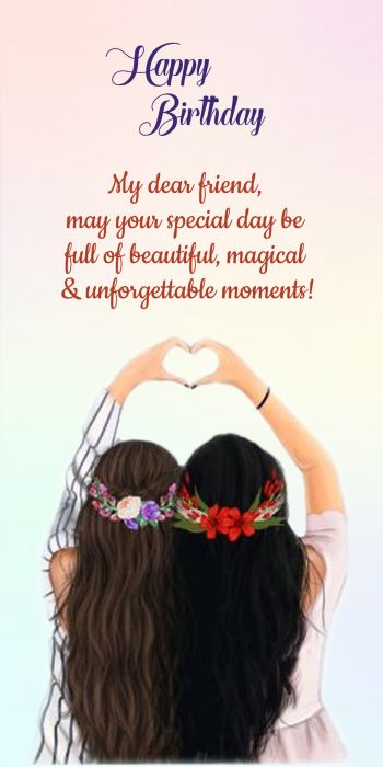 funny birthday messages for best friend girl