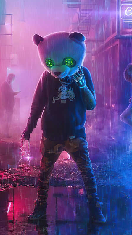  cool gangster panda mobile wallpaper