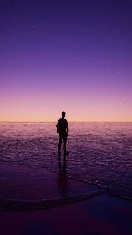 alone boy mobile wallpaper