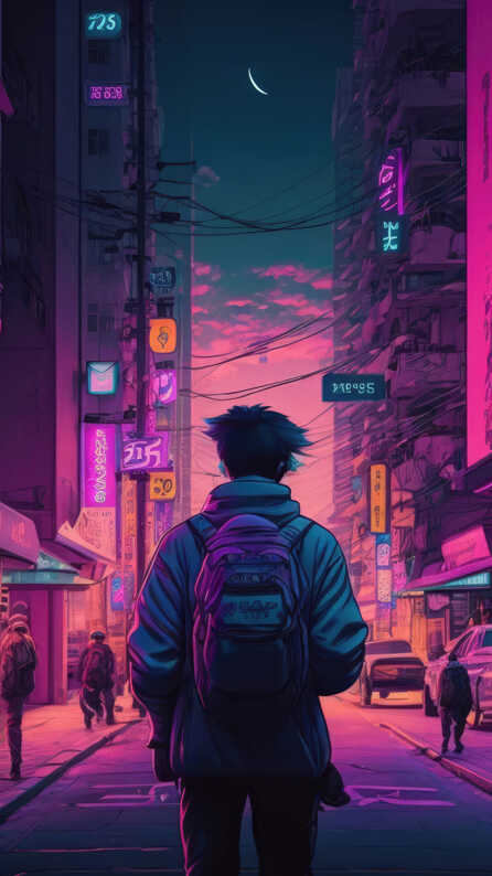 alone boy mobile wallpaper