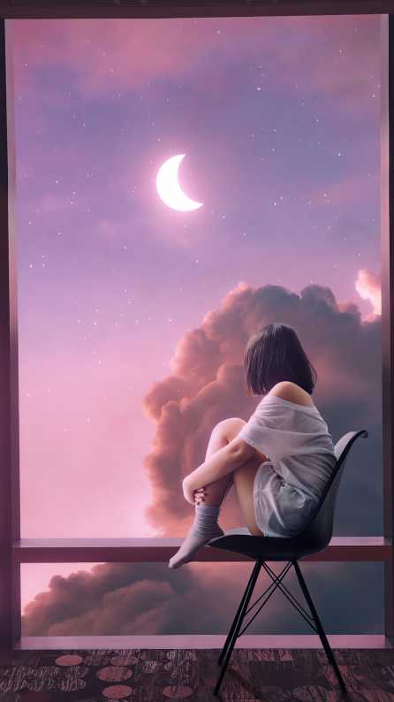 1125x2436 Alone Girl HD Cool Fantasy World Iphone XSIphone 10Iphone X  Wallpaper HD Artist 4K Wallpapers Images Photos and Background   Wallpapers Den