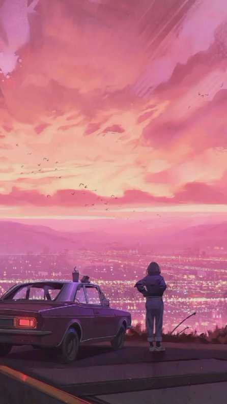 alone girl mobile wallpaper