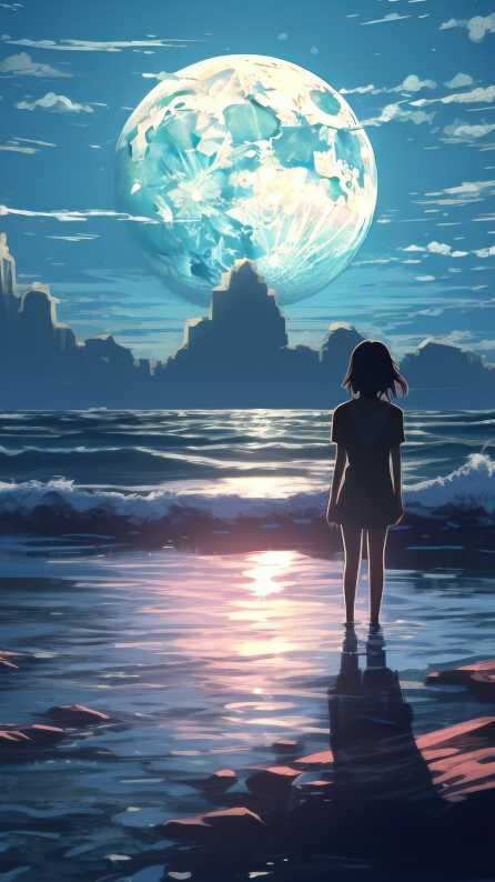 alone girl mobile wallpaper