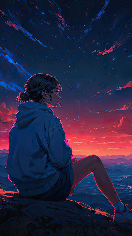 alone girl mobile wallpaper