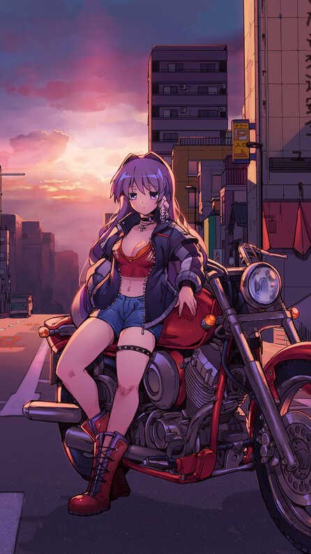 anime girl mobile wallpaper