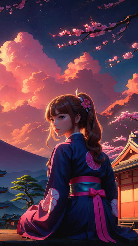 anime girl mobile wallpaper