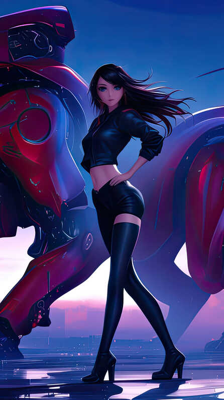 anime girl mobile wallpaper