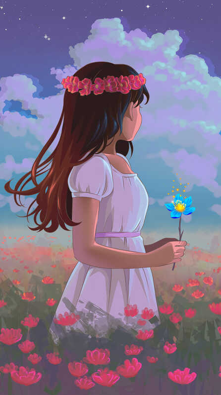 anime girl mobile wallpaper