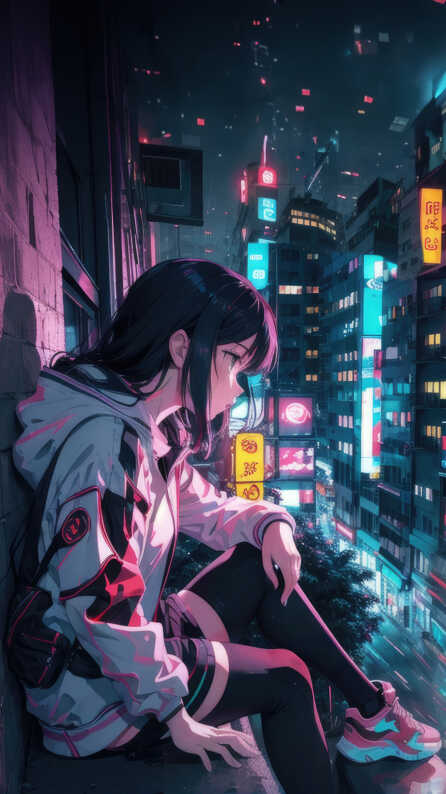 anime girl mobile wallpaper