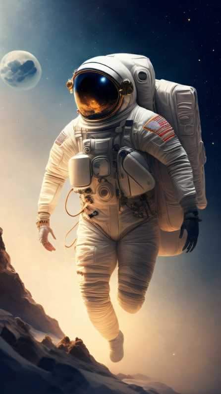 astronaut mobile wallpaper