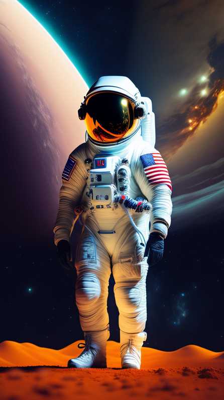 astronaut mobile wallpaper