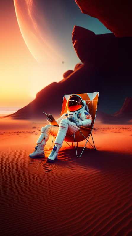 astronaut mobile wallpaper
