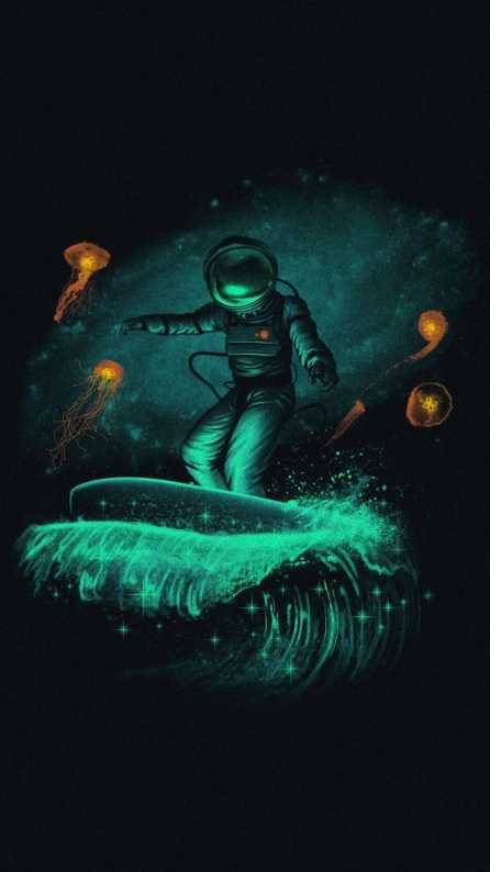 astronaut mobile wallpaper