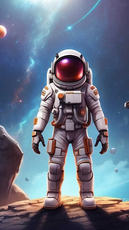 astronaut mobile wallpaper