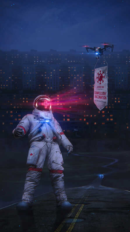 astronaut mobile wallpaper