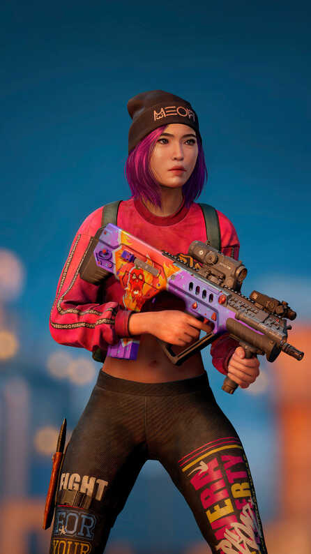 gamer girl mobile wallpaper