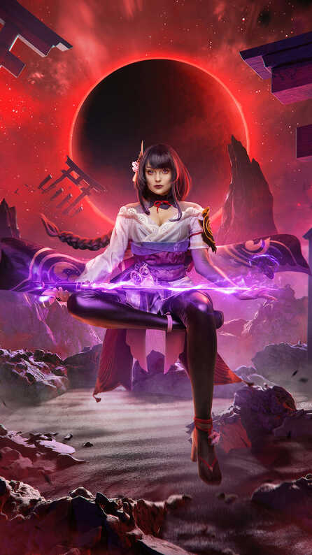 gamer girl mobile wallpaper