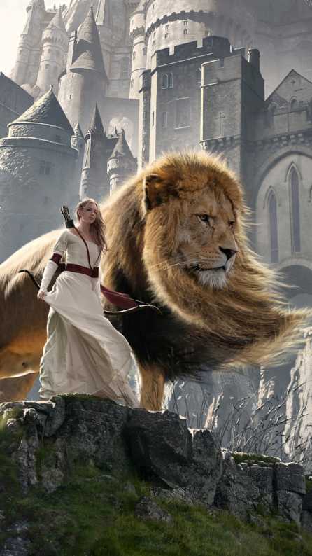 lion girl mobile wallpaper