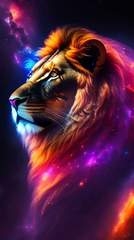 New Animal Little Pretty Lion Portrait From A Splash Of Colorful Background  Vector, Lion, Lion King, Lion Background Background Image And Wallpaper for  Free Download