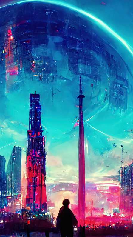 neon city