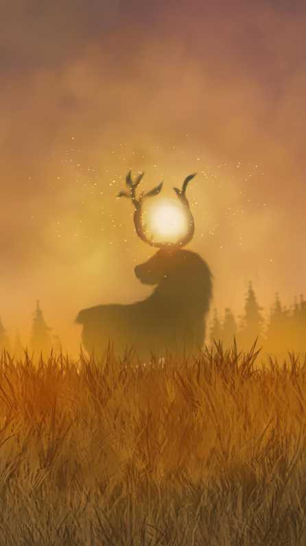 reindeer mobile wallpaper