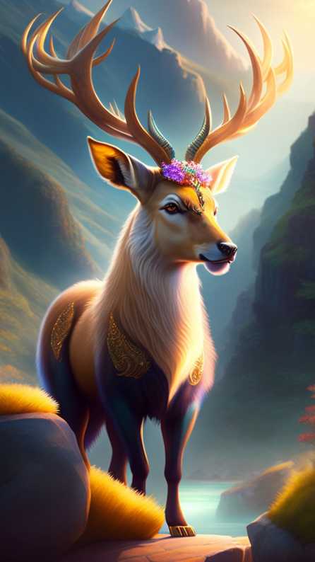 reindeer mobile wallpaper