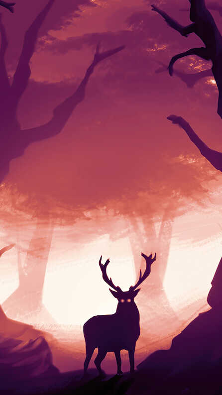 reindeer mobile wallpaper