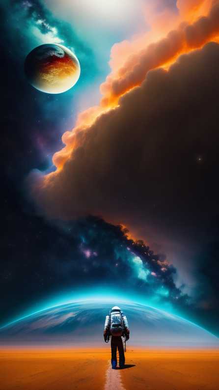 space mobile wallpaper