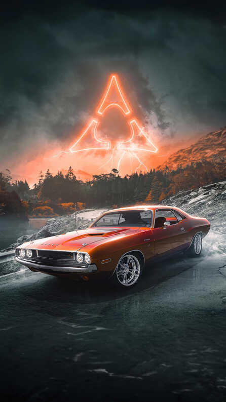 the doge challenger car 