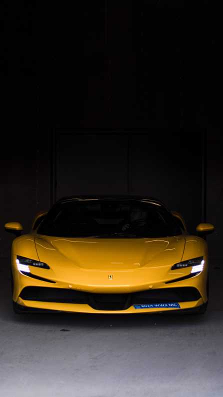 yellow car wallpaper